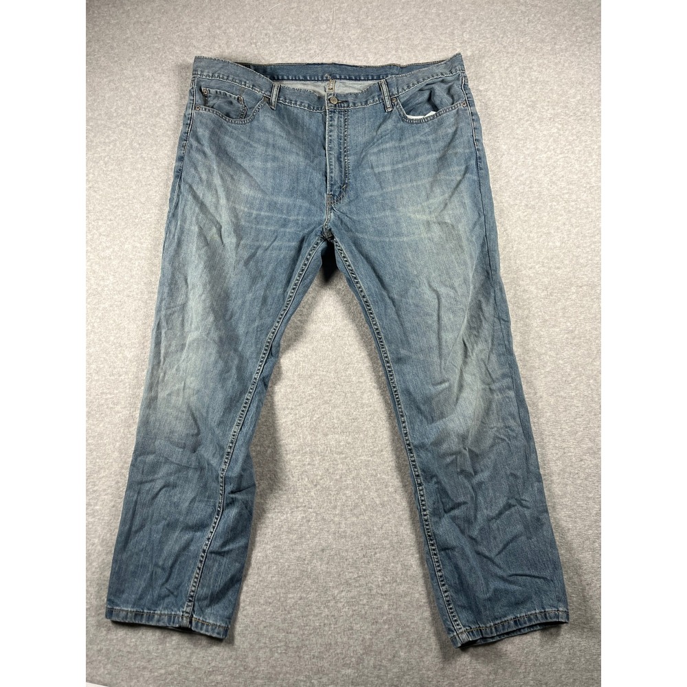 Levi's 559 Relaxed Straight Jeans Mens 44x30 Blue Denim Classic Casual Workwear